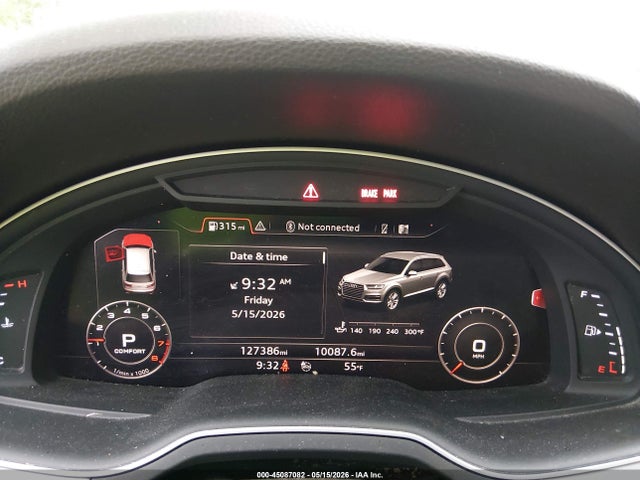 Продаж на аукціоні авто 2018 Audi Q7 2.0t Premium, vin: WA1LHAF73JD035331, номер лоту: 45087082