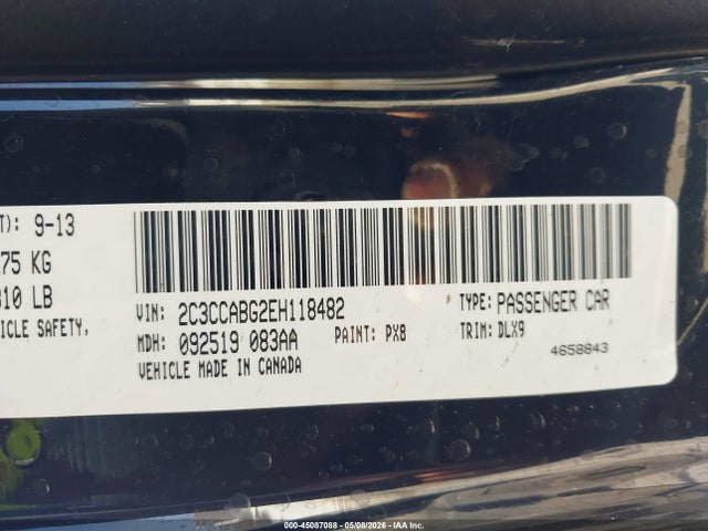 2014 Chrysler 300 300s მანქანა იყიდება აუქციონზე, vin: 2C3CCABG2EH118482, აუქციონის ნომერი: 45087088
