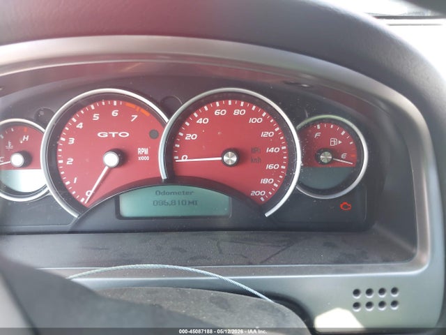 Продажа на аукционе авто 2005 Pontiac Gto, vin: 6G2VX12U65L406949, номер лота: 45087188