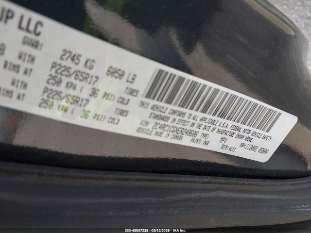 Aukcja sprzedaży 2014 Chrysler Town & Country Touring-l, vin: 2C4RC1CGXER248606, numer aukcji: 45087235