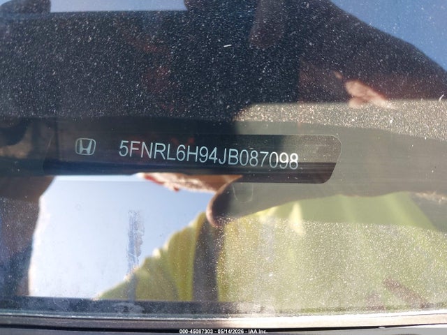 Aukcja sprzedaży 2018 Honda Odyssey Elite, vin: 5FNRL6H94JB087098, numer aukcji: 45087303