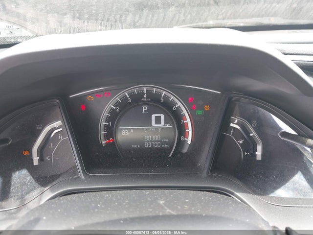 45087413 :رقم المزاد ، 19XFC2F58GE206751 vin ، 2016 Honda Civic Lx مزاد بيع