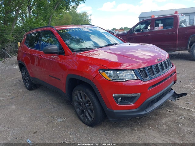 Продаж на аукціоні авто 2021 Jeep Compass 80th Anniversary, vin: 3C4NJDEB6MT537209, номер лоту: 45087493