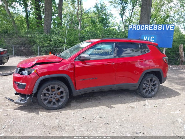 Продаж на аукціоні авто 2021 Jeep Compass 80th Anniversary, vin: 3C4NJDEB6MT537209, номер лоту: 45087493