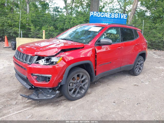 Продаж на аукціоні авто 2021 Jeep Compass 80th Anniversary, vin: 3C4NJDEB6MT537209, номер лоту: 45087493