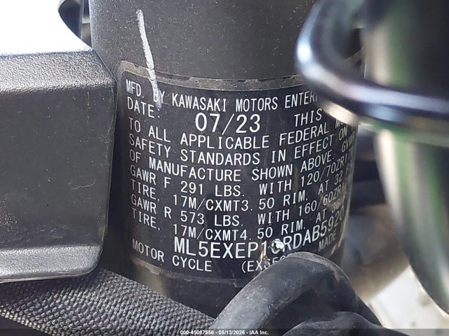 Kawasaki Ex650 P 2024 ML5EXEP10RDAB5920 Image 10