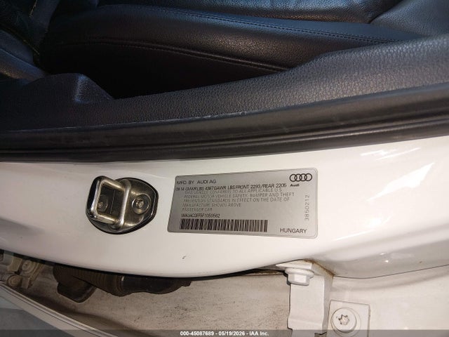45087689 :رقم المزاد ، WAUACGFF5F1059562 vin ، 2015 Audi A3 1.8t Premium مزاد بيع
