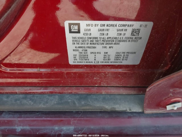 2023 Buick Encore Gx Select Fwd მანქანა იყიდება აუქციონზე, vin: KL4MMDSL1PB022604, აუქციონის ნომერი: 45087722