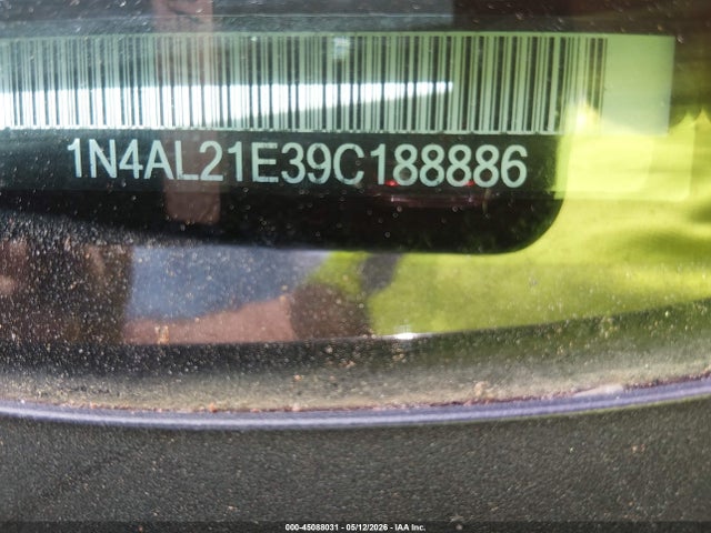 45088031 :رقم المزاد ، 1N4AL21E39C188886 vin ، 2009 Nissan Altima 2.5 S مزاد بيع