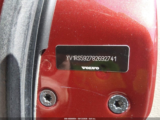 Aukcja sprzedaży 2008 Volvo S60 2.5t, vin: YV1RS592782692741, numer aukcji: 45088504