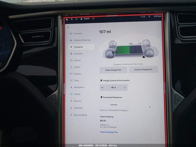 Продаж на аукціоні авто 2016 Tesla Model S 60/70/75/85, vin: 5YJSA1E13GF159488, номер лоту: 45088692