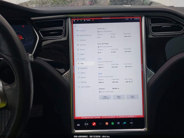 Продаж на аукціоні авто 2016 Tesla Model S 60/70/75/85, vin: 5YJSA1E13GF159488, номер лоту: 45088692