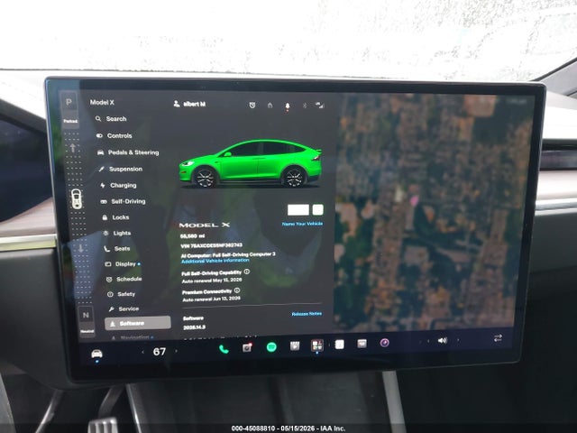 Продажа на аукционе авто 2022 Tesla Model X Dual Motor All-wheel Drive/plaid Tri Motor All-wheel Drive, vin: 7SAXCDE55NF362743, номер лота: 45088810