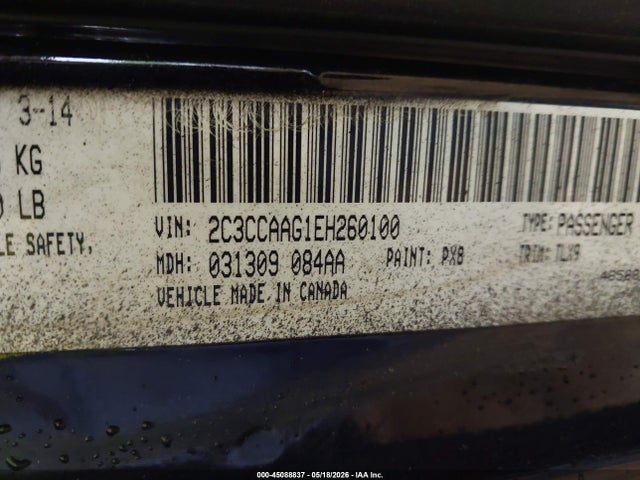 2014 Chrysler 300 მანქანა იყიდება აუქციონზე, vin: 2C3CCAAG1EH260100, აუქციონის ნომერი: 45088837