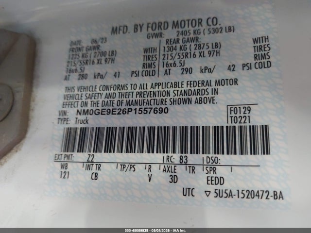 Ford Transit Connect Xl Passenger 2023 NM0GE9E26P1557690 Image 9