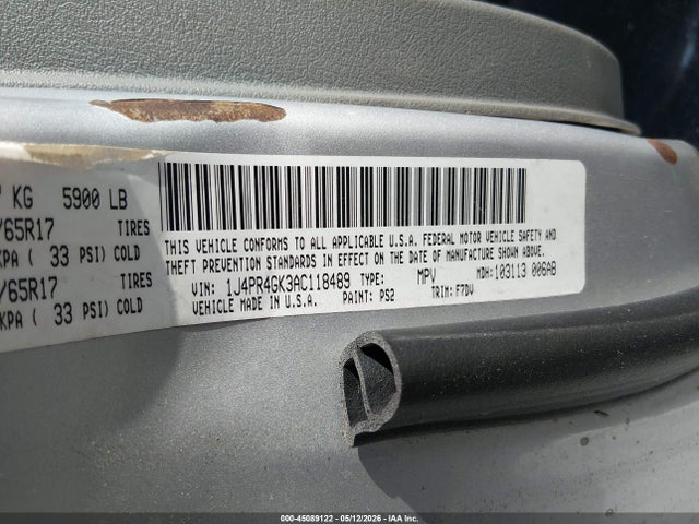 Aukcja sprzedaży 2010 Jeep Grand Cherokee Laredo, vin: 1J4PR4GK3AC118489, numer aukcji: 45089122