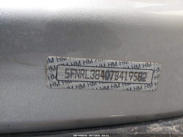 2006 Honda Odyssey Ex-l მანქანა იყიდება აუქციონზე, vin: 5FNRL38706B089340, აუქციონის ნომერი: 45089162