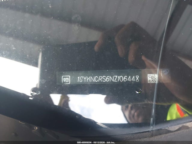 45089206 :رقم المزاد ، 1GYKNCRS6NZ106448 vin ، 2022 Cadillac Xt5 Fwd Premium Luxury مزاد بيع