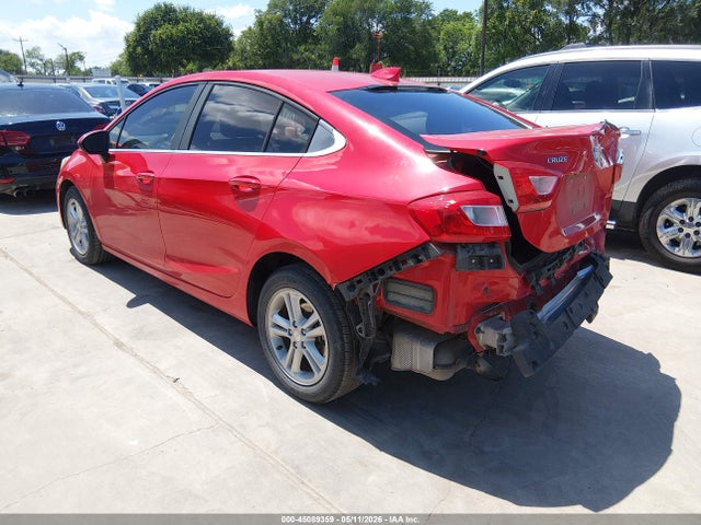 45089359 :رقم المزاد ، 1G1BE5SM6H7157888 vin ، 2017 Chevrolet Cruze Lt Auto مزاد بيع