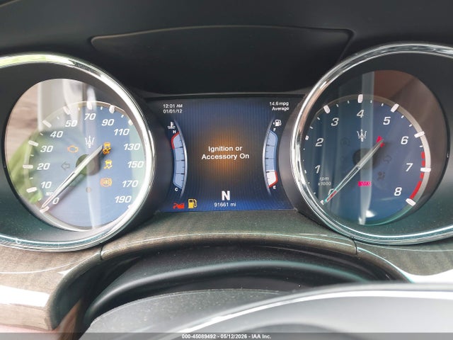 45089492 :رقم المزاد ، ZAM56RRA7F1141375 vin ، 2015 Maserati Quattroporte S Q4 مزاد بيع