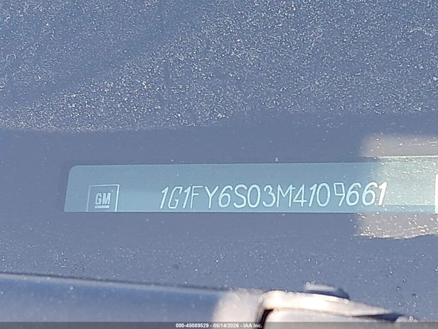 45089529 :رقم المزاد ، 1G1FY6S03M4109661 vin ، 2021 Chevrolet Bolt Ev Fwd Lt مزاد بيع