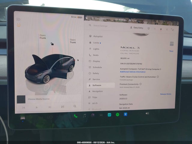 Tesla Model 3 Long Range Dual Motor All-wheel Drive 2022 5YJ3E1EB2NF278762 Image 18