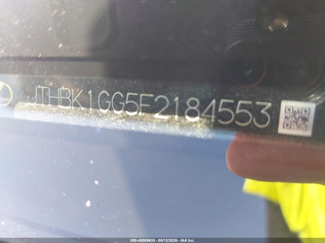 JTHBK1GG5F2184553 Lexus ES 350
