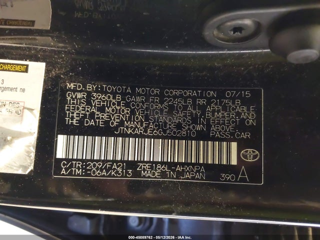 Scion IM 2016 JTNKARJE6GJ502810 Image 9