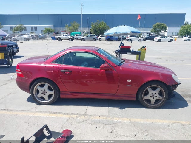 1999 Mercedes-benz Slk 230 Kompressor მანქანა იყიდება აუქციონზე, vin: WDBKK47F8XF091450, აუქციონის ნომერი: 45089818
