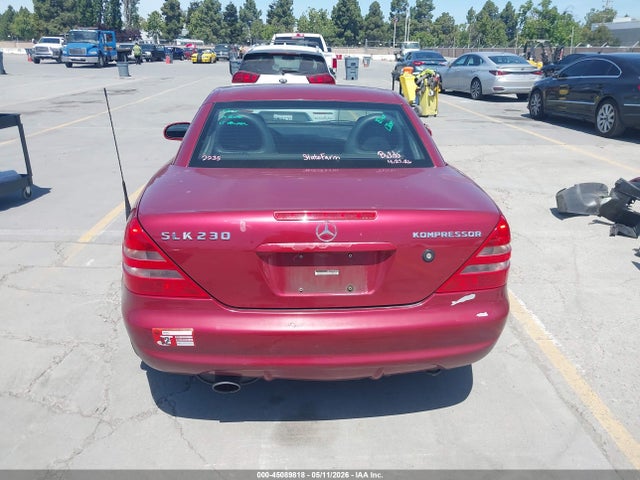 1999 Mercedes-benz Slk 230 Kompressor მანქანა იყიდება აუქციონზე, vin: WDBKK47F8XF091450, აუქციონის ნომერი: 45089818