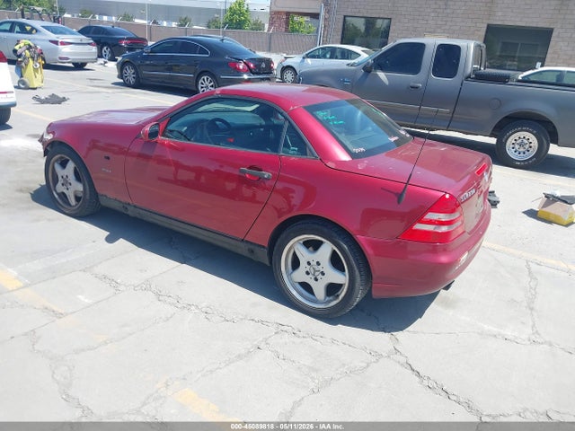 1999 Mercedes-benz Slk 230 Kompressor მანქანა იყიდება აუქციონზე, vin: WDBKK47F8XF091450, აუქციონის ნომერი: 45089818