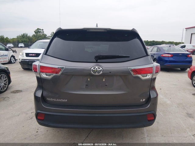 2015 Toyota Highlander Le Plus V6 მანქანა იყიდება აუქციონზე, vin: 5TDZKRFH9FS084490, აუქციონის ნომერი: 45089829