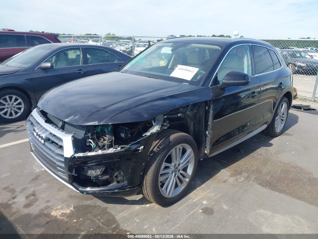 2018 Audi Q5 2.0t Premium/2.0t Tech Premium მანქანა იყიდება აუქციონზე, vin: WA1BNAFY3J2203316, აუქციონის ნომერი: 45090062