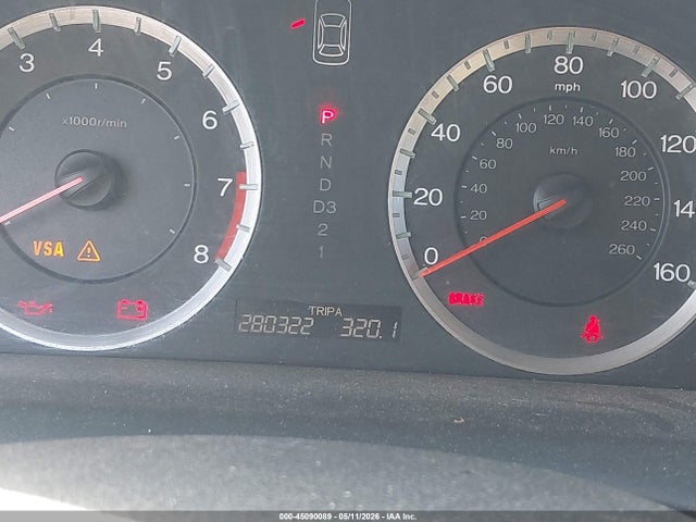 2008 Honda Accord 2.4 Lx-p მანქანა იყიდება აუქციონზე, vin: 1HGCP26498A087225, აუქციონის ნომერი: 45090089