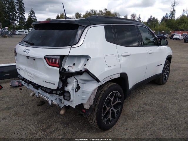 45090177 :رقم المزاد ، 3C4NJDCNXTT225115 vin ، 2026 Jeep Compass Limited مزاد بيع