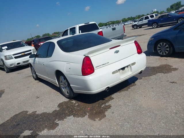 Aukcja sprzedaży 2006 Chevrolet Monte Carlo Ltz, vin: 2G1WN161069298591, numer aukcji: 45090245