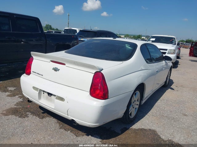 Aukcja sprzedaży 2006 Chevrolet Monte Carlo Ltz, vin: 2G1WN161069298591, numer aukcji: 45090245
