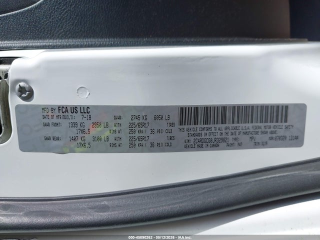 Dodge Grand Caravan Sxt 2018 2C4RDGCG0JR329821 Image 9