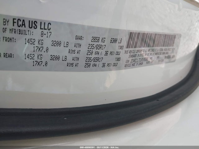 Aukcja sprzedaży 2018 Chrysler Pacifica Hybrid Touring L, vin: 2C4RC1L73JR105989, numer aukcji: 45090391