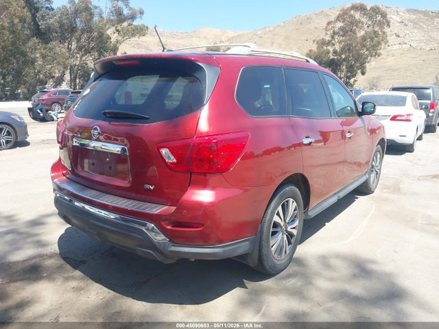 2017 Nissan Pathfinder Sv მანქანა იყიდება აუქციონზე, vin: 5N1DR2MN0HC621821, აუქციონის ნომერი: 45090603