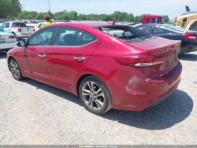 2017 Hyundai Elantra Limited მანქანა იყიდება აუქციონზე, vin: 5NPD84LF8HH006418, აუქციონის ნომერი: 45090664