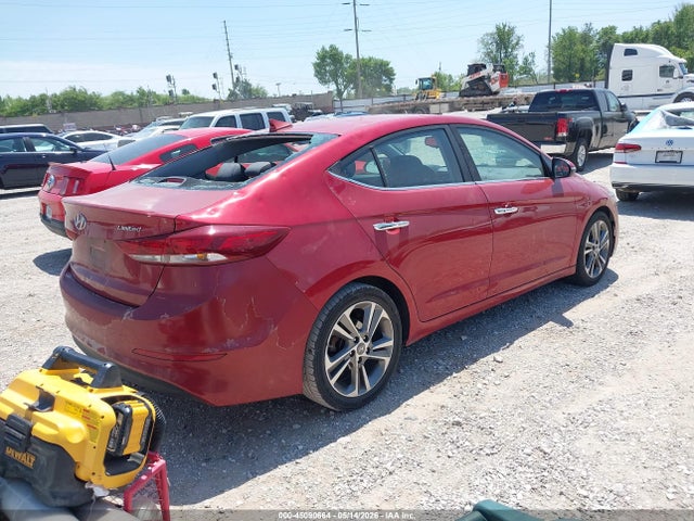 2017 Hyundai Elantra Limited მანქანა იყიდება აუქციონზე, vin: 5NPD84LF8HH006418, აუქციონის ნომერი: 45090664