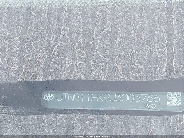 JTNB11HK9J3003766 Toyota CAMRY LE