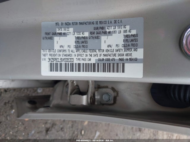 Mazda Mazda3 Preferred 2022 3MZBPBCL6NM305333 Image 9