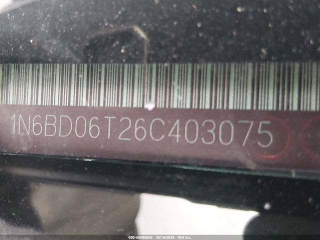 Aukcja sprzedaży 2006 Nissan Frontier Xe, vin: 1N6BD06T26C403075, numer aukcji: 45090865