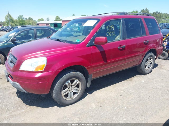 2004 Honda Pilot Ex-l მანქანა იყიდება აუქციონზე, vin: 2HKYF18674H575690, აუქციონის ნომერი: 45090872