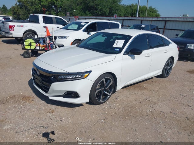 45090877 :رقم المزاد ، 1HGCV1F34MA094522 vin ، 2021 Honda Accord Sport مزاد بيع