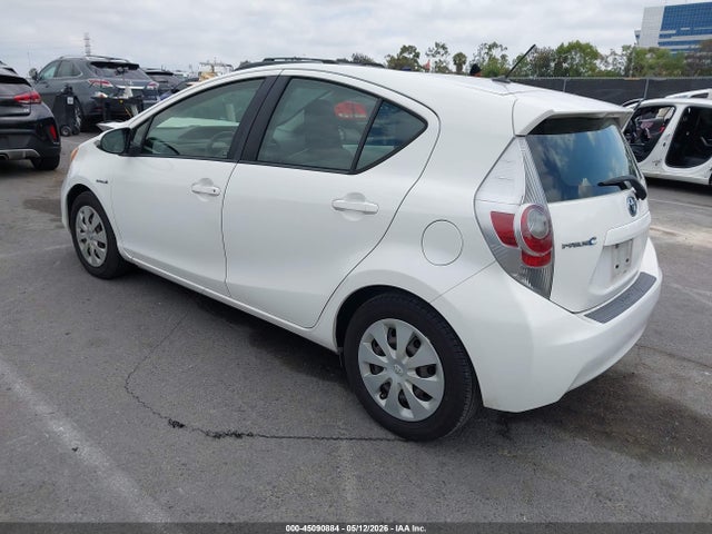 2012 Toyota Prius C One მანქანა იყიდება აუქციონზე, vin: JTDKDTB34C1019428, აუქციონის ნომერი: 45090884