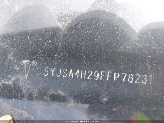 Продаж на аукціоні авто 2015 Tesla Model S 70d/85d/p85d, vin: 5YJSA4H29FFP78231, номер лоту: 45090944