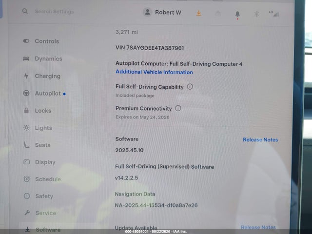 Auction sale of the 2026 Tesla Model Y All-wheel Drive/long Range Launch Series/premium All-wheel Drive, vin: 7SAYGDEE4TA387961, lot number: 45091001